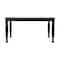 Flash Furniture Grace 60in. Solid Wood Dining Table w/Turned Wooden Legs, HD Rectangle Wood Table for 6, Black KER-T-799-BLK-60-GG - alternate 6